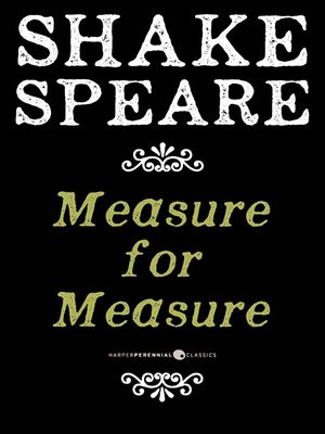 Measure For Measure - ebook